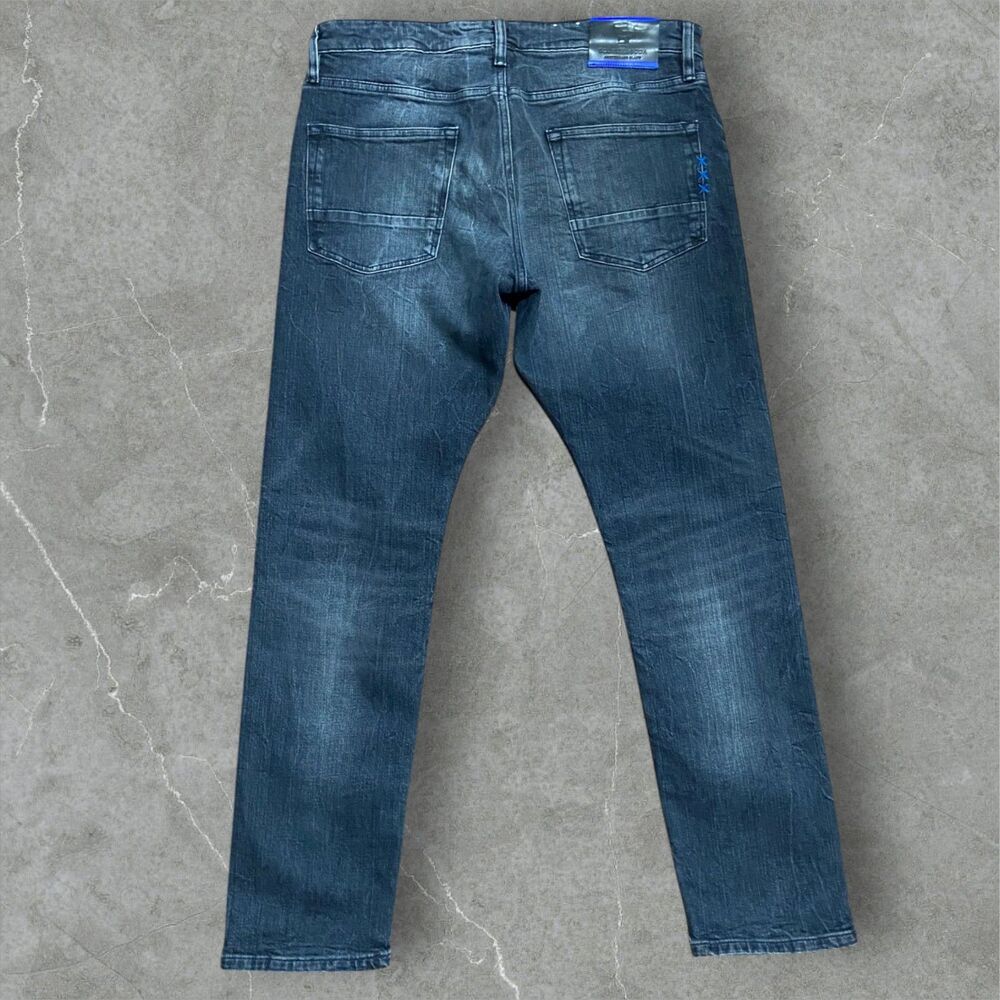 Scotch & Soda Straight Leg Ralston Dark Denim Blue Jeans Men's Size 34W x 32L